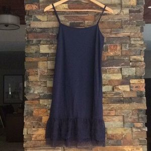 NWOT Altar’d State Navy Camisole Lace Slip